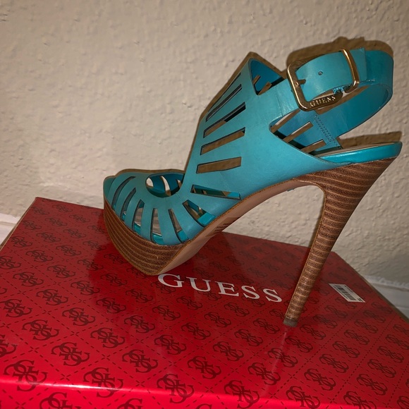 Guess Turquoise Sandal - Picture 3 of 4